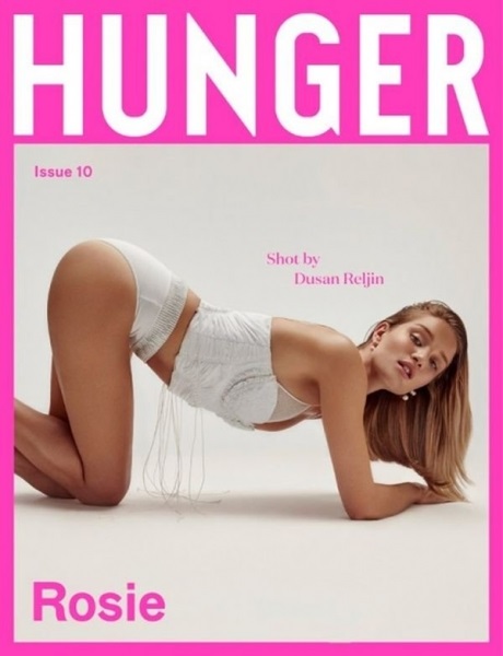 Загадочная Рози Хантингтон-Уайтли украсила страницы Hunger Magazine