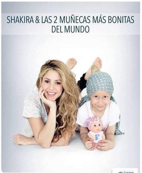 Шакира выпустила лысую куклу, чтобы помочь онкобольным детям