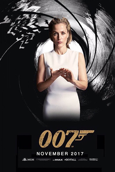 Интернет-пользователи хотят видеть в роли агента 007 Джиллиан Андерсон, а вы?