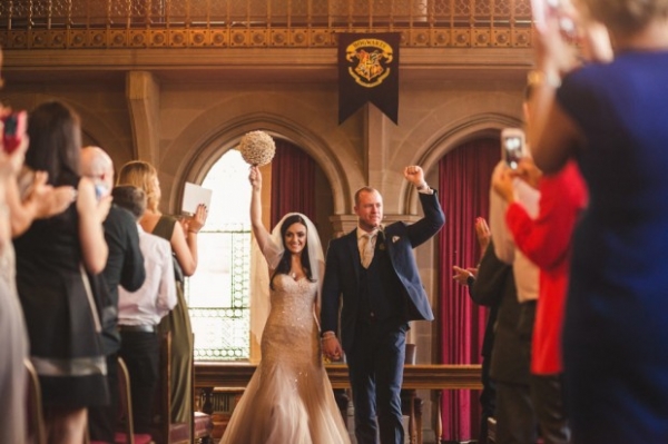 Британская пара устроила свадьбу в стиле «Гарри Поттера»