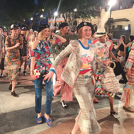 Кубинское круизное шоу Chanel: Instagram-хроника