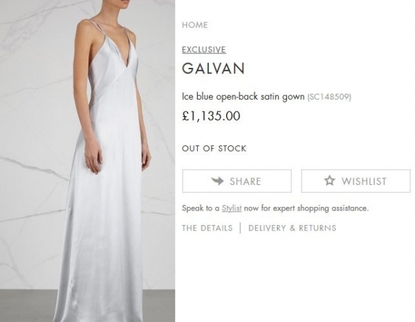 Сколько стоит это платье: Селена Гомес в дымчатом наряде от Galvan