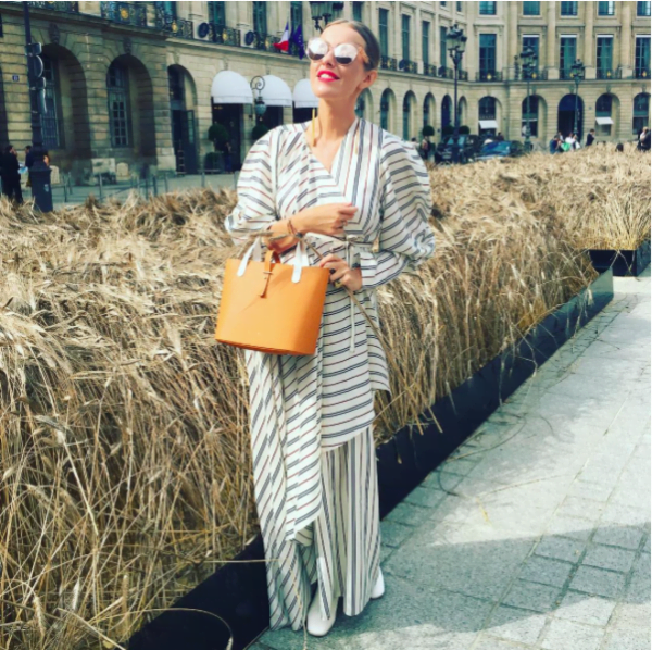 Уже видно: беременная Собчак на неделе моды в Париже
