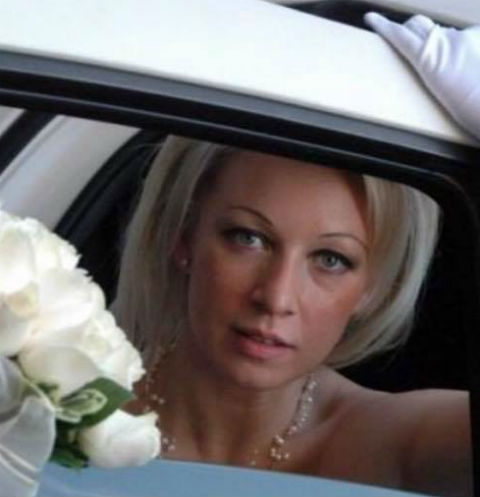 Снимки свадебного платья Марии Захаровой стали хитом в Сети