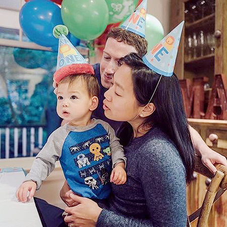 Марк Цукерберг отпраздновал первый день рождения дочери