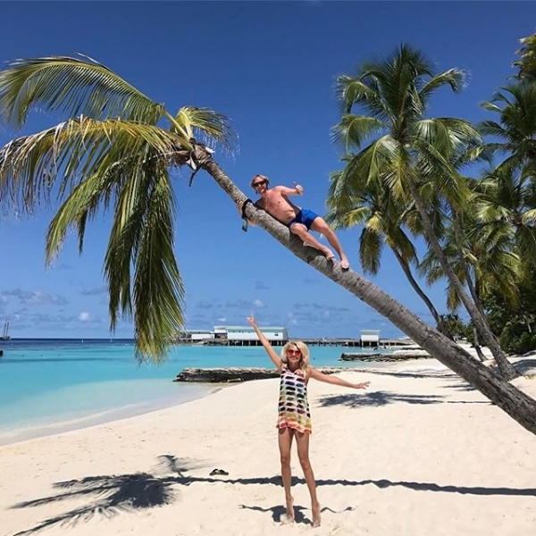 Яна Рудковская обновила блог снимками с отдыха на Мальдивах