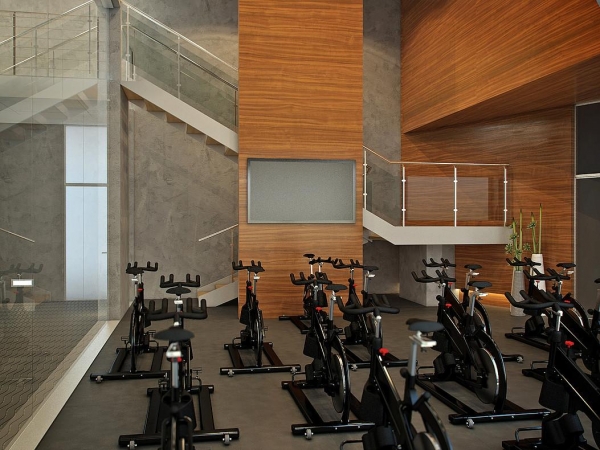 Как должен выглядеть современный фитнес-центр? Смотрите проект Business & Fitness