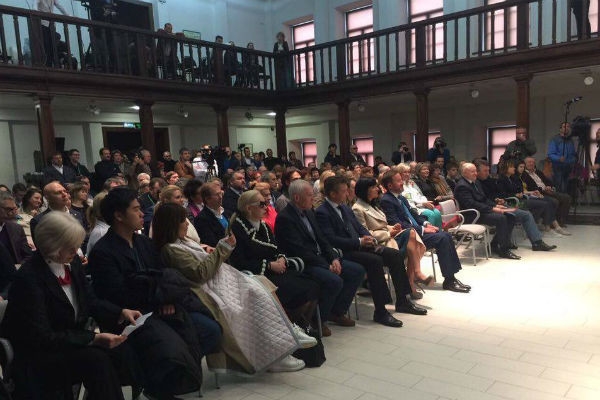 В Плёсе проходит церемония возвращения похищенных картин Левитана