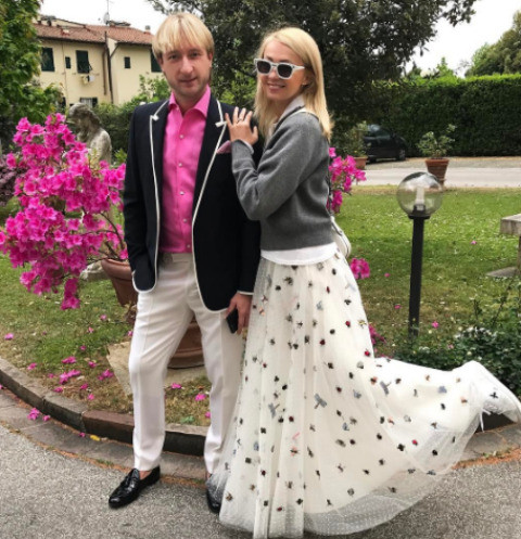 Яна Рудковская и Евгений Плющенко готовятся к венчанию