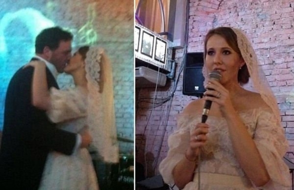 Ксения Собчак опубликовала редкие снимки со своей свадьбы