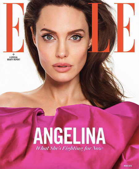 Анджелина Джоли в новом выпуске Elle