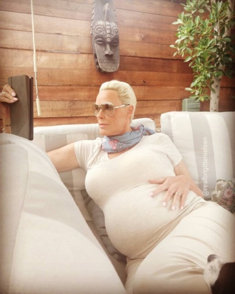 54 Year Old Ex Wife Of Sylvester Stallone Brigitte Nielsen Gave Birth