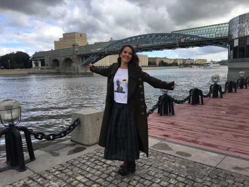 Наталия Орейро посетила Москву