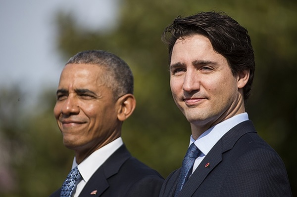 Барак Обама принял в Вашингтоне самого сексуального политика Канады Джастина Трюдо