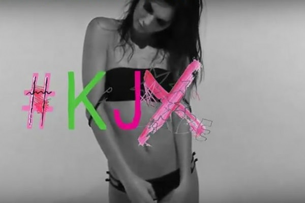 Кендалл Дженнер в купальниках Calvin Klein в новом видео журнала Love