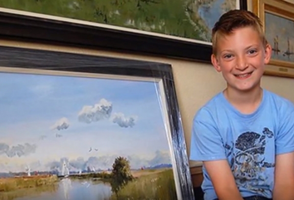 Невероятно, но факт: 13-летний мальчик рисует как Моне