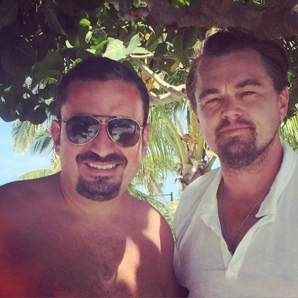 Леонардо Ди Каприо и Нина Агдал проводят отпуск на Багамах