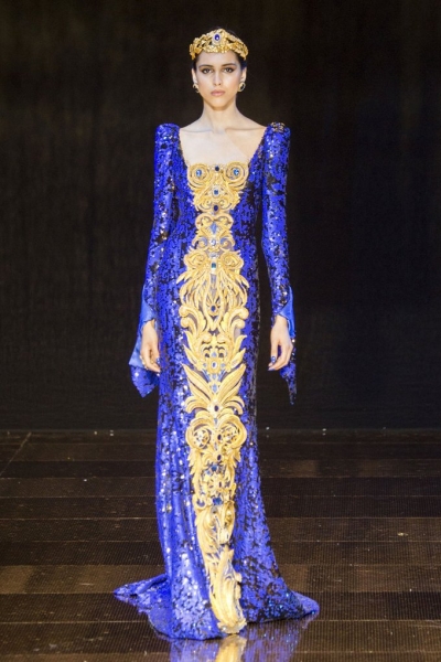 Невероятный показ Guo Pei на Неделе моды в Париже