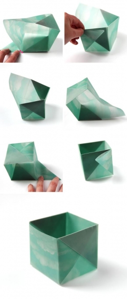 Как сделать органайзер для канцелярии в технике оригами