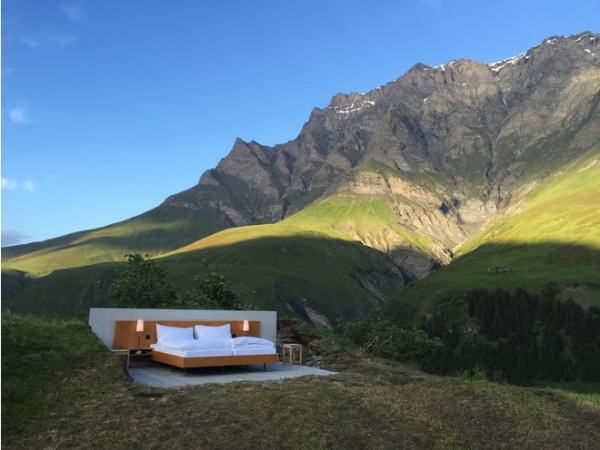 В Швейцарии открылся отель под открытым небом