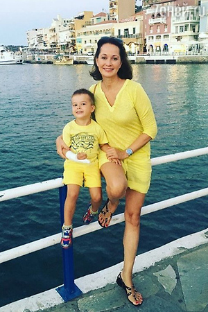 4-летний сын Ольги Кабо получил травму во время отпуска