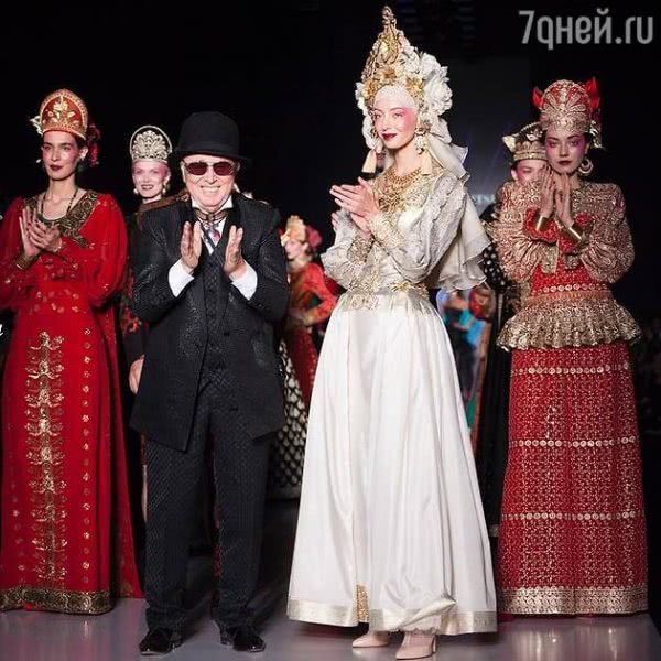 ВИДЕО: Надежда Бабкина и Вячеслав Зайцев открыли неделю моды