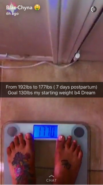 Блэк Чайна похудела на 7 кг за неделю после родов