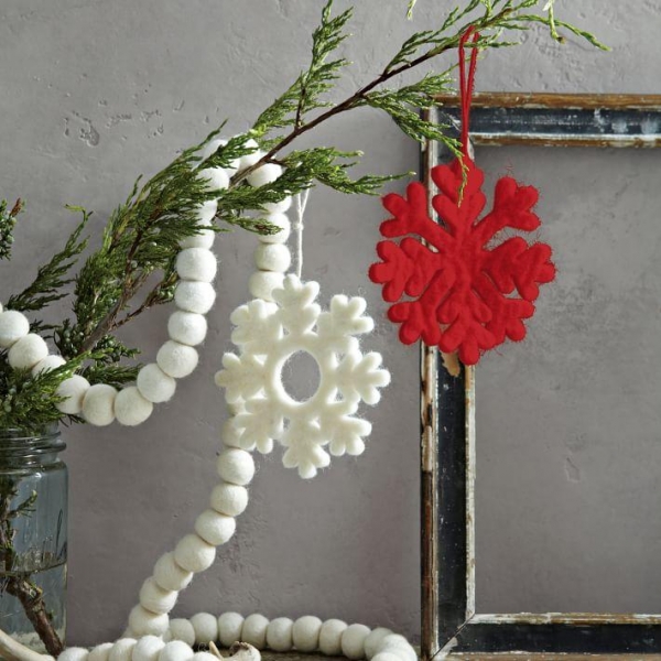 5 идей новогоднего декора в традиционных цветах