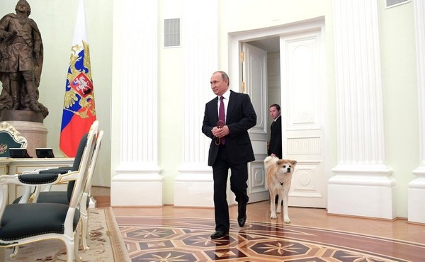 Владимир Путин напугал гостей четвероногим телохранителем