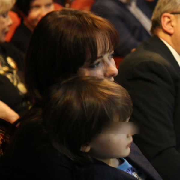 Марина Александрова вывела в свет четырехлетнего сына