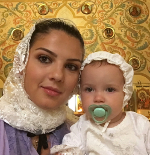 Алексей Рыжов крестил дочь. ФОТО