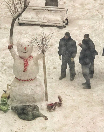 Алферова, Погребняк и Костюшкин радуются сказочной зиме
