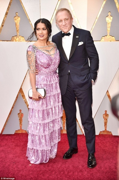 Сальма Хайек появилась на «Оскаре-2018» в украшениях за $4 миллиона