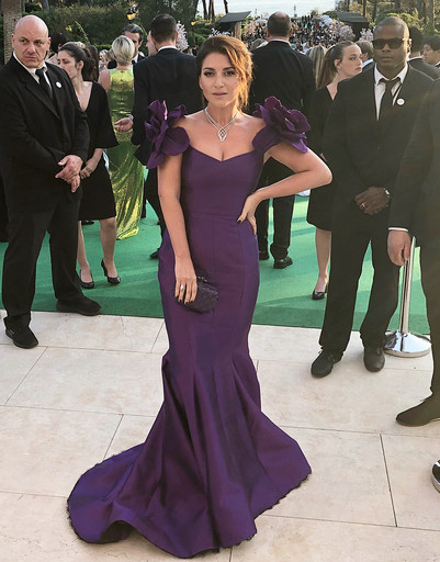 Татьяна Навка в роскошном платье зажгла в Каннах с супермоделями