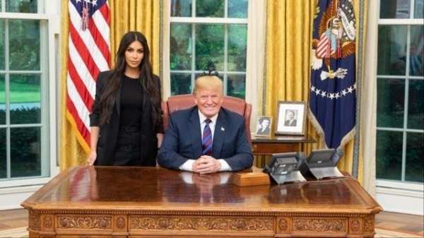 Ким Кардашьян удивила публику встречей с Дональдом Трампом