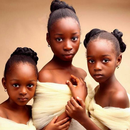 В Нигерии нашли "самую красивую в мире девочку" 