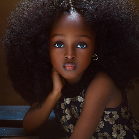 В Нигерии нашли "самую красивую в мире девочку" 