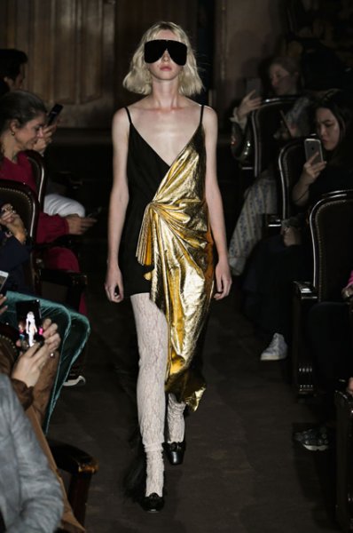 Неделя моды в Париже: Сальма Хайек, Джейн Биркин, Фэй Данауэй и Джаред Лето на показе Gucci 