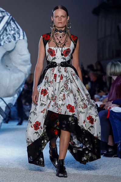 Неделя моды в Париже: показ Alexander McQueen сезона весна/лето-2019 