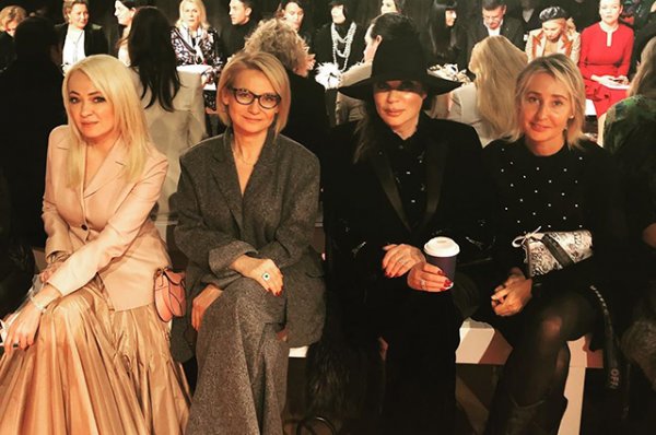 Неделя высокой моды в Париже: Яна Рудковская и другие на показе Yanina Couture 