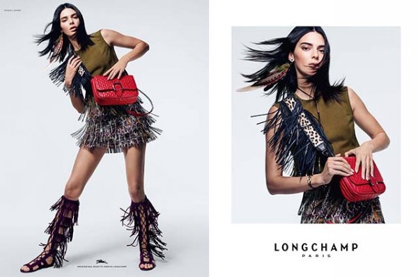 Кендалл Дженнер снялась в новой кампании Longchamp 