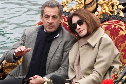 Николя Саркози и Карла Бруни отмечают годовщину в Венеции