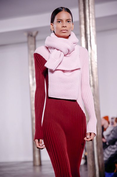 Неделя моды в Нью-Йорке: Каролина Куркова на показе Gabriela Hearst сезона осень-зима 2019/2020 