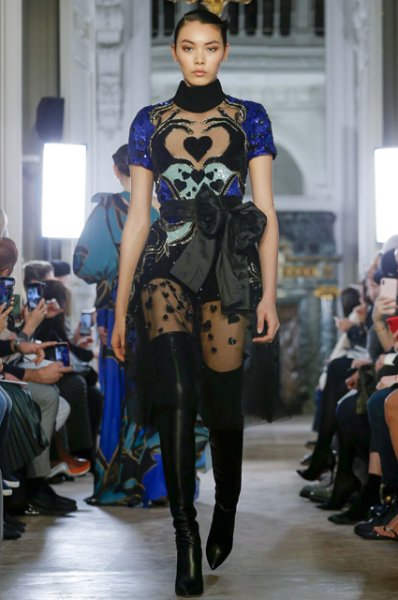 Неделя моды в Париже: Синди Бруна, Коко Роша и другие на показе Elie Saab осень-зима 2019/2020 