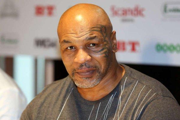 Mike Tyson punched a man on board the plane