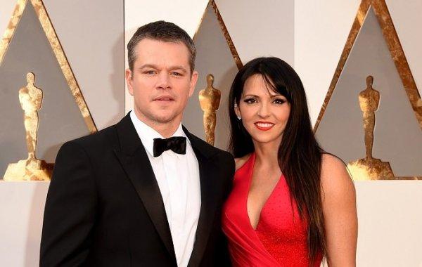 Matt Damon and his wife went fishing with friends