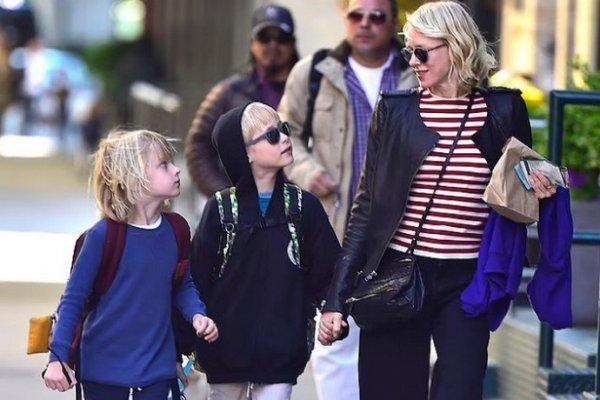 Naomi Watts, while vacationing on Long Island, did not forget to wish her son a happy birthday on social networks