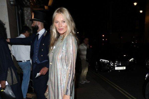 Salma Hayek and Kate Moss attend an exclusive party in London