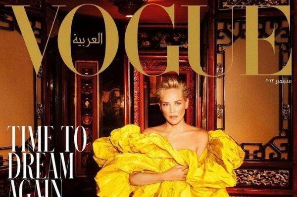 64-year-old Sharon Stone continues to pose for fashion magazine covers