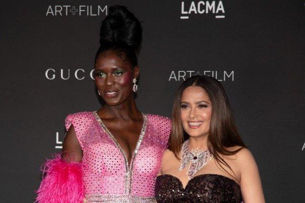 Salma Hayek and Jodie Turner-Smith appeared in extravagant outfits at the London Film Festival